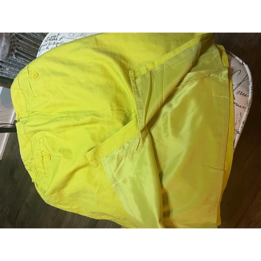 Talbots Bright lime green Skirt - Picture 5 of 8